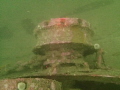   Anchor capstan World War German Cruiser scuttled Scapa Flow Orkney Islands Scotland 1919. Yes know viz good but photography difficult same interesting 1919  